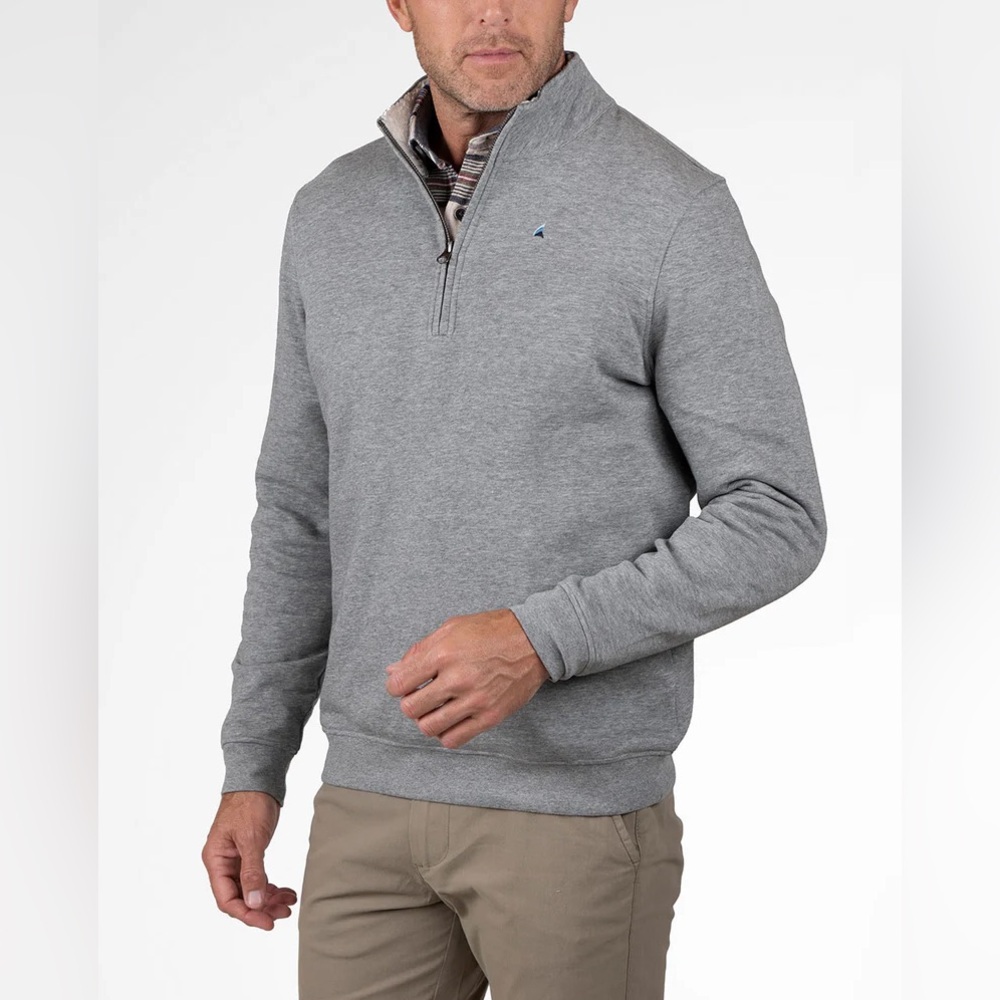 Tailor Vintage CMC Fleece 1/4 Zip Fleece Pullover Sweatshirt - Gray - XXL